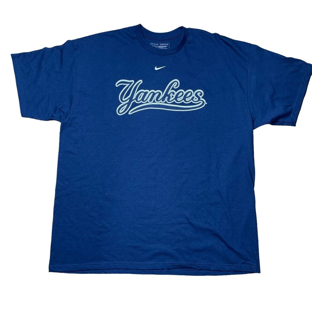 Nike Team Yankee T-Shirt World Series Champions Baseball Size XXL‎ Men’s Cotton